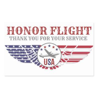 Honor Flight Stickers Thank You For Your Service