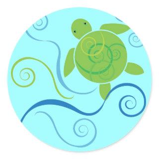 Honu Swirls Sticker