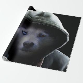 Hoodie Husky Cool Husky Dog Face