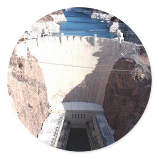 Hoover Dam Classic Round Sticker