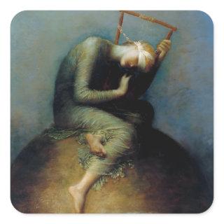 Hope George Watts Art Square Sticker