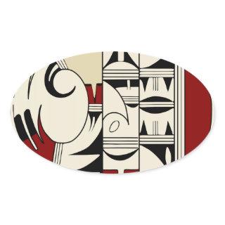 Hopi Pottery 01 Oval Sticker