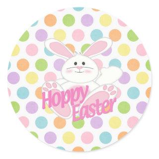 Hoppy Easter Classic Round Sticker