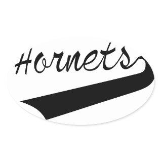 Hornets Oval Sticker