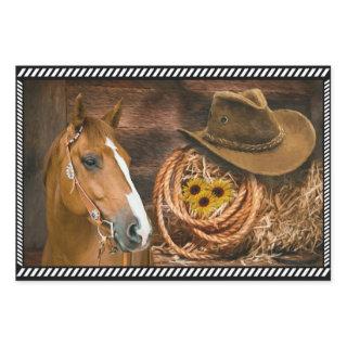 Horse Cowboy Hat Lasso Western Pattern   Sheets