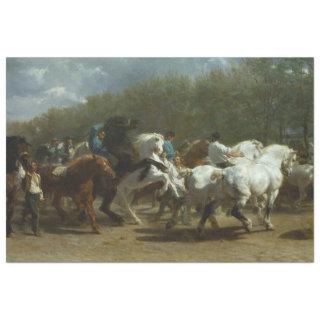 Horse Fair (by Rosa Bonheur) Tissue Paper