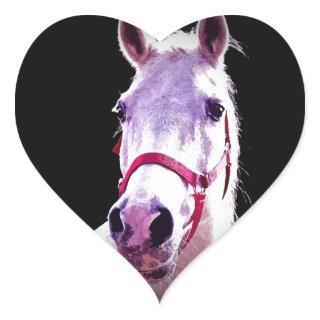 Horse Heart Sticker