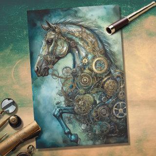 Horse Steampunk 1 Decoupage Paper