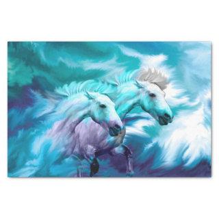 Horses in Flight Decoupage Tissue Paper