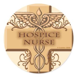 Hospice Nurse Caduceus sticker