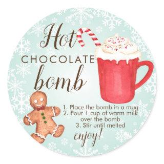 Hot chocolate bomb sticker