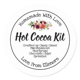 Hot Chocolate Cocoa Kit Jar Label
