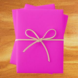 Hot Magenta Solid Color  Sheets