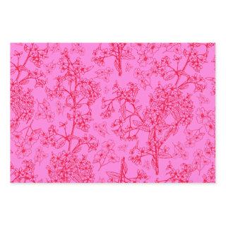 Hot Pink Y2K Vintage Modern Floral Botanical  Sheets