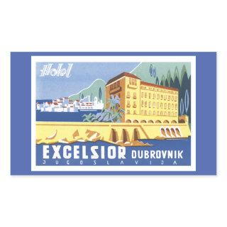 Hotel Excelsior Dubrovnik Rectangular Sticker