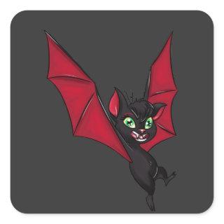 Hotel Transylvania Bat Mavis Square Sticker
