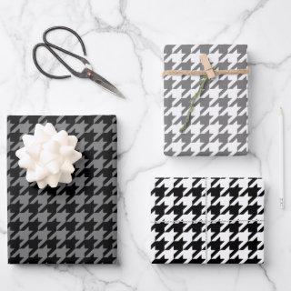 Houndstooth Grayscale  Sheets