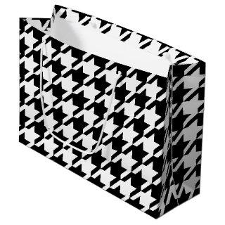 Houndstooth Large Gift Bag