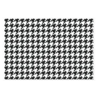 Houndstooth Pattern Black White  Sheets