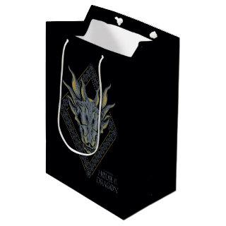 HOUSE OF THE DRAGON | Balerion Skull Diamond Crest Medium Gift Bag