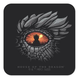 HOUSE OF THE DRAGON | Dragon's Eye Iron Throne Square Sticker