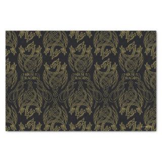 HOUSE OF THE DRAGON | Gold Filigree Dragon Pattern Tissue Paper