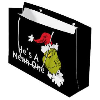 How Grinch Stole Christmas | He's A Mean One Large Gift Bag