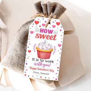 How sweet it is to work with you Valentine's Tag