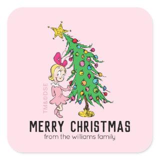 How the Grinch Stole Christmas | Cindy-Lou Who Square Sticker