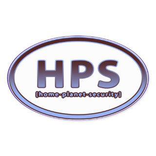 HPS OVAL STICKER