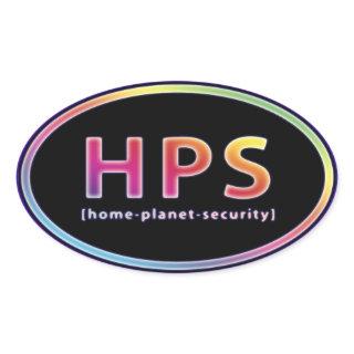 HPS OVAL STICKER