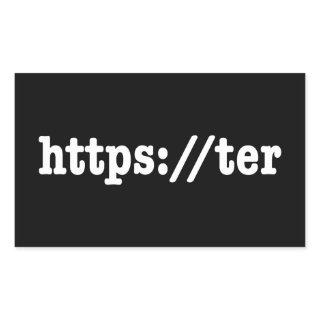 https://ter / html code rectangular sticker