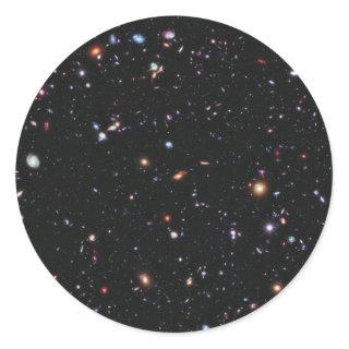 Hubble eXtreme Deep Field Classic Round Sticker