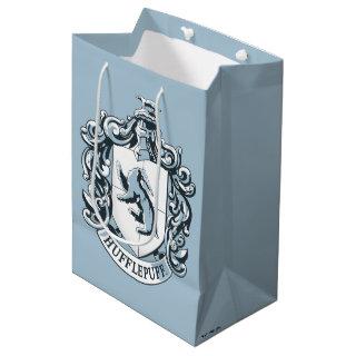 Hufflepuff Crest Blue Medium Gift Bag