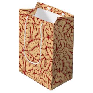 Human Brain | Creepy Brains Galore Funny Halloween Medium Gift Bag