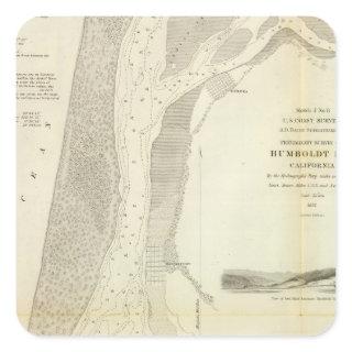 Humboldt Bay, Calif Square Sticker