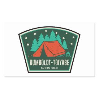 Humboldt-Toiyabe National Forest Camping Rectangular Sticker