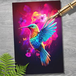 Hummingbird 3 Decoupage Paper