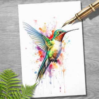 Hummingbird 6 Decoupage Paper