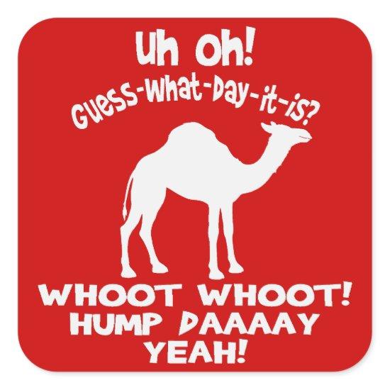 Hump Day Camel Stickers