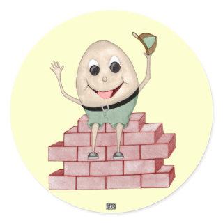 Humpty Dumpty Classic Round Sticker