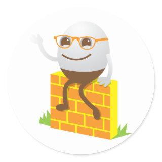 Humpty Dumpty Classic Round Sticker