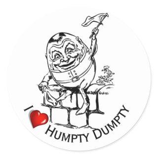 Humpty Dumpty Classic Round Sticker