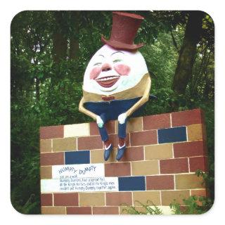 Humpty Dumpty Square Sticker