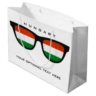 Hungarian Shades custom text & color gift bag