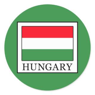 Hungary Classic Round Sticker