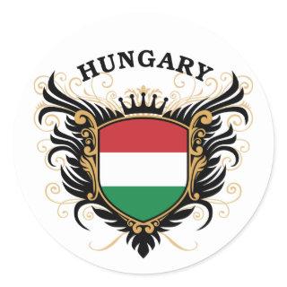 Hungary Classic Round Sticker