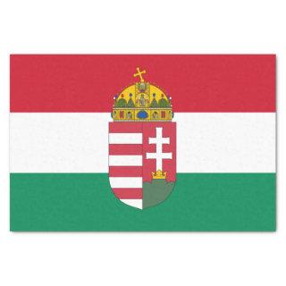 Hungary, Emblem & Hungarian Flag tissue paper