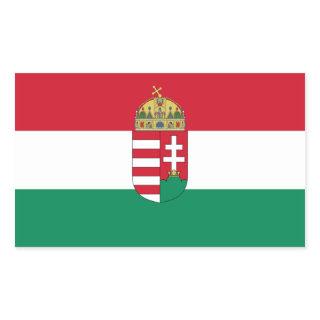 Hungary/Hungarian 1940 Flag Rectangular Sticker