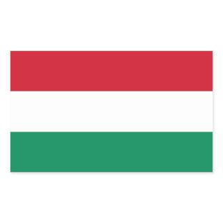 Hungary/Hungarian Flag Rectangular Sticker